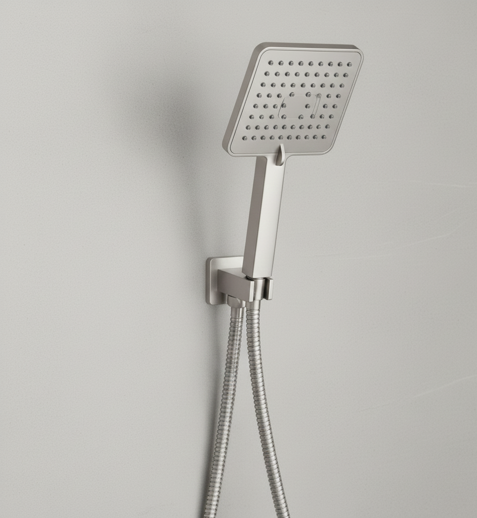 Handheld Shower Head with Flexible Metal Hose