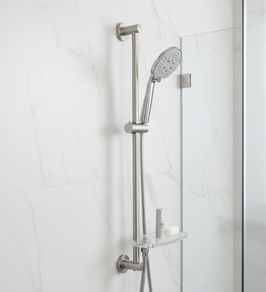 Shower Head with Slide Rail and Hose