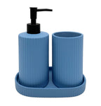 Bathroom Set with Soap Dispenser and Storage Container