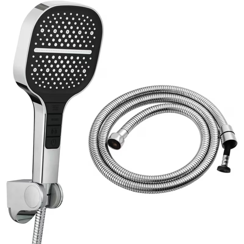 Handheld Shower Head with Flexible Metal Hose